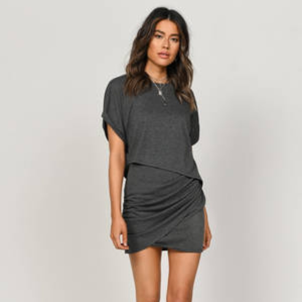 Charcoal BodyCon Dress